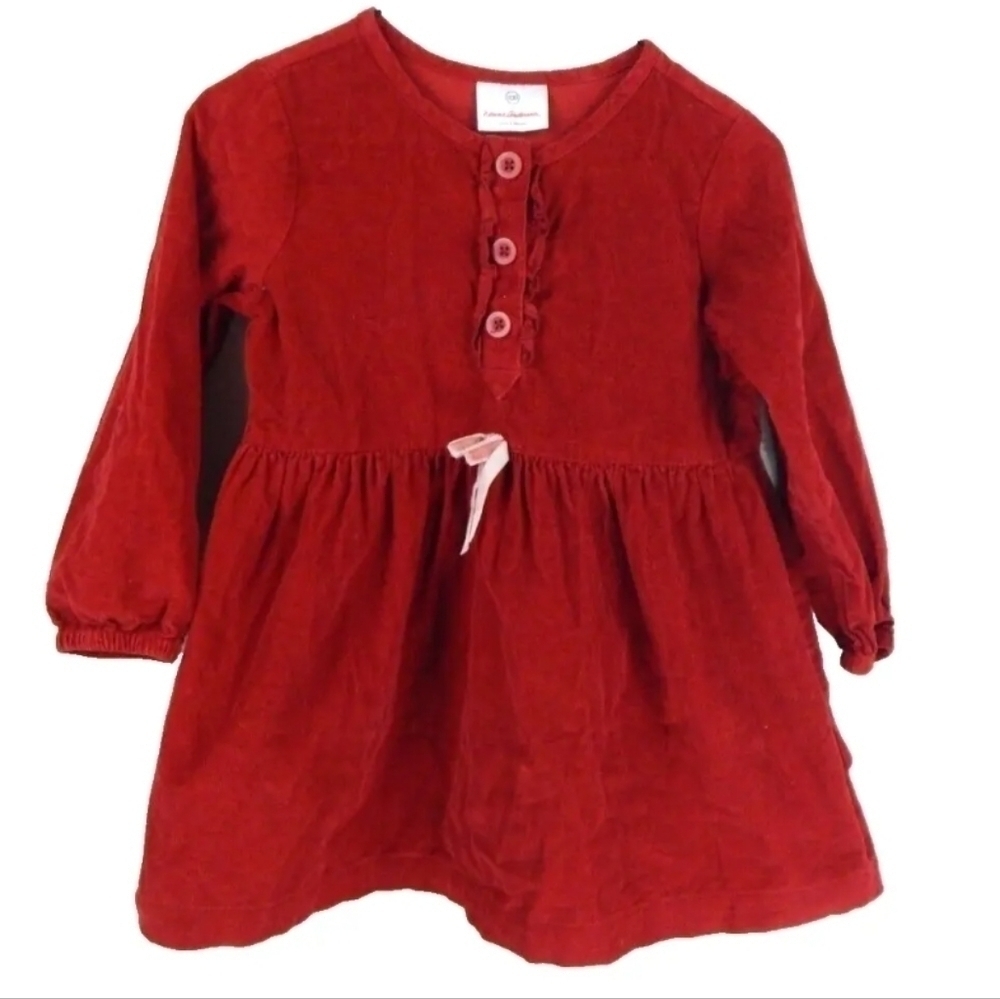 Hanna Andersson Red Corduroy Dress